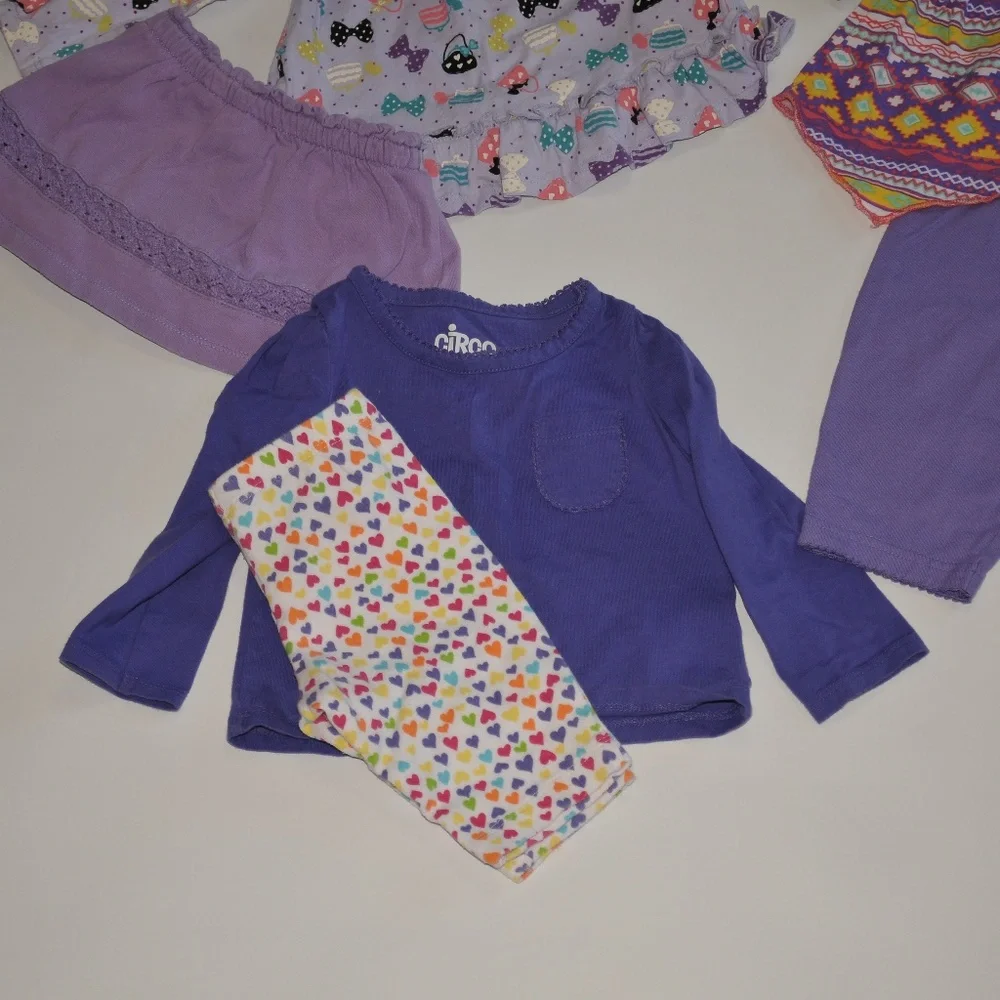3 - 12M Outfits‎ Purple Aztec Prints 4119*